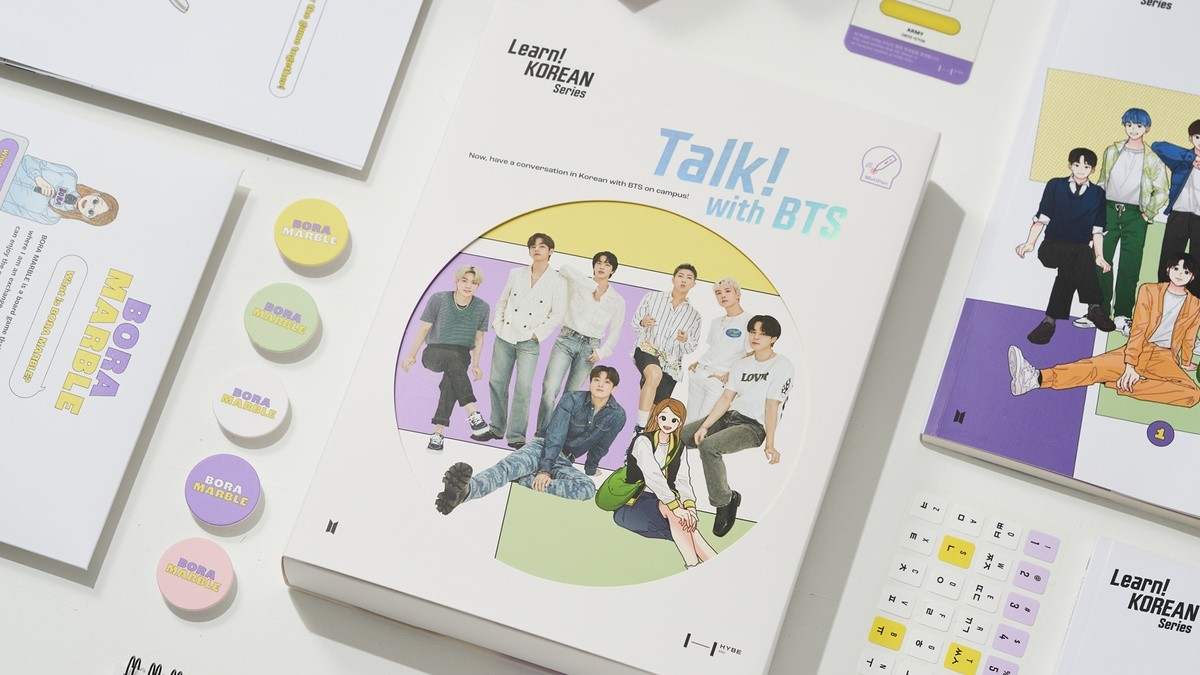 HYBE launches new Korean language study package 'Talk! with BTS